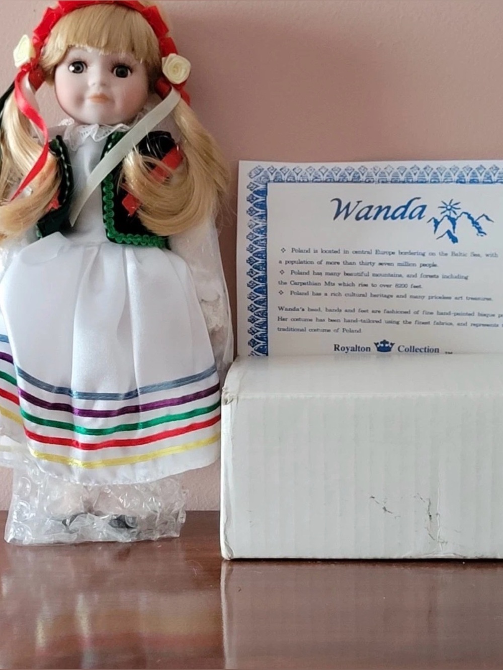 (2/$50) Vintage Fine Bisque Porcelain Doll by Royal Doulton